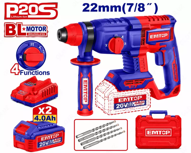 Akkumulyatorli cho‘tkasiz perforator