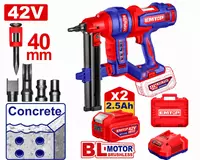 Cho‘tkasiz motorli akkumulyatorli beton mix qoqish pistoleti