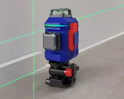  Аккумуляторный 3D лазерный уровень с зеленым лучом Оптом и розница
