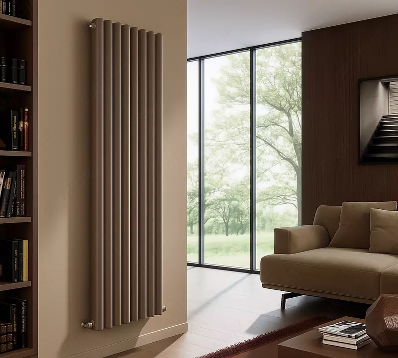 Вертикальный алюминиевый радиатор Bianco Matt stone Только в розницу