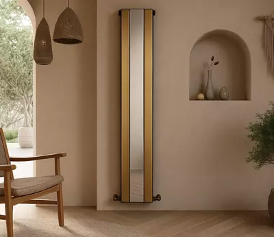 5 460 000 сум / шт Вертикальный стальной радиатор Milana Antique Brass