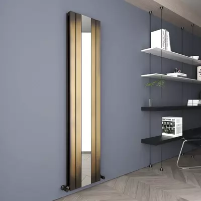 Вертикальный стальной радиатор Milana Antique Brass Savia