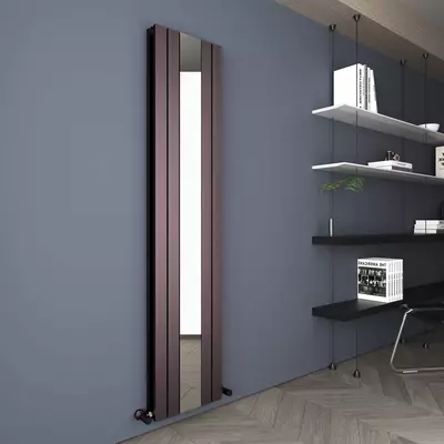 Вертикальный стальной радиатор Milana Brushed bronze Savia