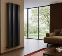 Вертикальный алюминиевый радиатор Bianco Anthracite Только в розницу