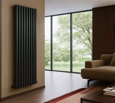 Вертикальный алюминиевый радиатор Bianco Anthracite Только в розницу