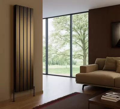 Вертикальный стальной радиатор Stella Antique Brass Только в розницу