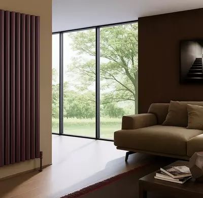 Вертикальный стальной радиатор Elise Brushed bronze Только в розницу