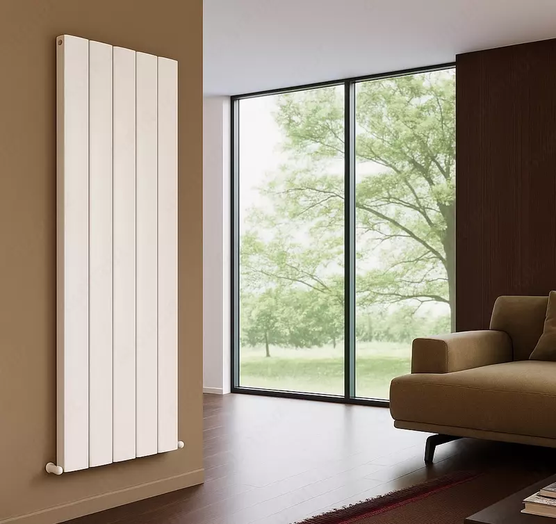 Vertikal alyuminiy radiator Fabiona Matt White Chakana savdo