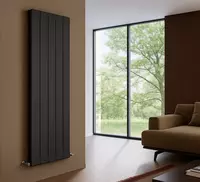 Вертикальный медно-алюминиевый радиатор Divero Anthracite Только в розницу