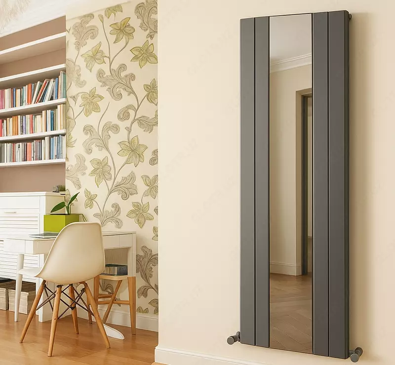 Вертикальный стальной радиатор Milana Anthracite - 4 620 000 сум