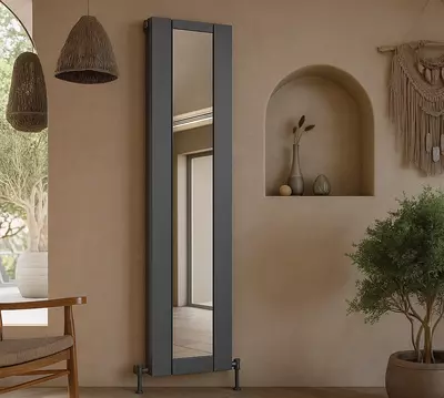 4 620 000 сум / шт Вертикальный стальной радиатор Milana Anthracite