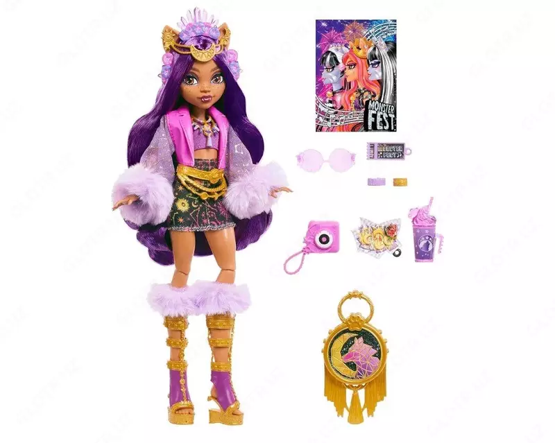 Monster High qo‘g‘irchog‘i Monster Clawdeen Chakana savdo