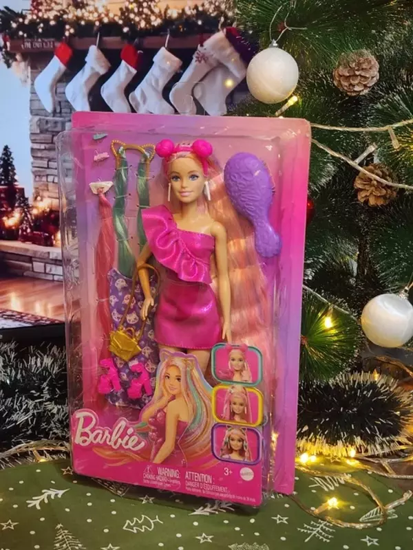 Яркая кукла Барби с длинными волосами Набор для укладки