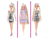 Кукла Barbie со светлыми ультрадлинными прошитыми волосами