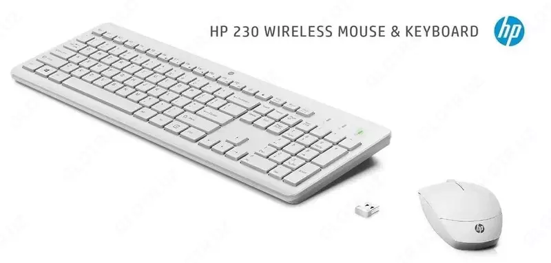 Беспроводные мышь и клавиатура HP 230 (комплект) (18H24AA)