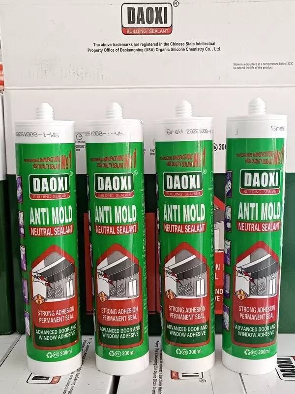 Силиконовый герметик DaoXi 300 мл.(серый) - от {0} сум