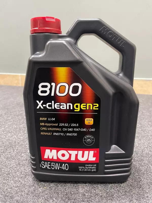 Motul 8100 X-clean gen2 SAE 5W-40
