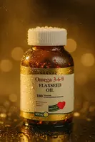 Оmega 3-6-9 Flaxseed Oil 500мг № 180 в стеклянной банке - по запросу