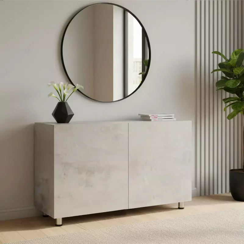 Loft komodining kulrang javoni