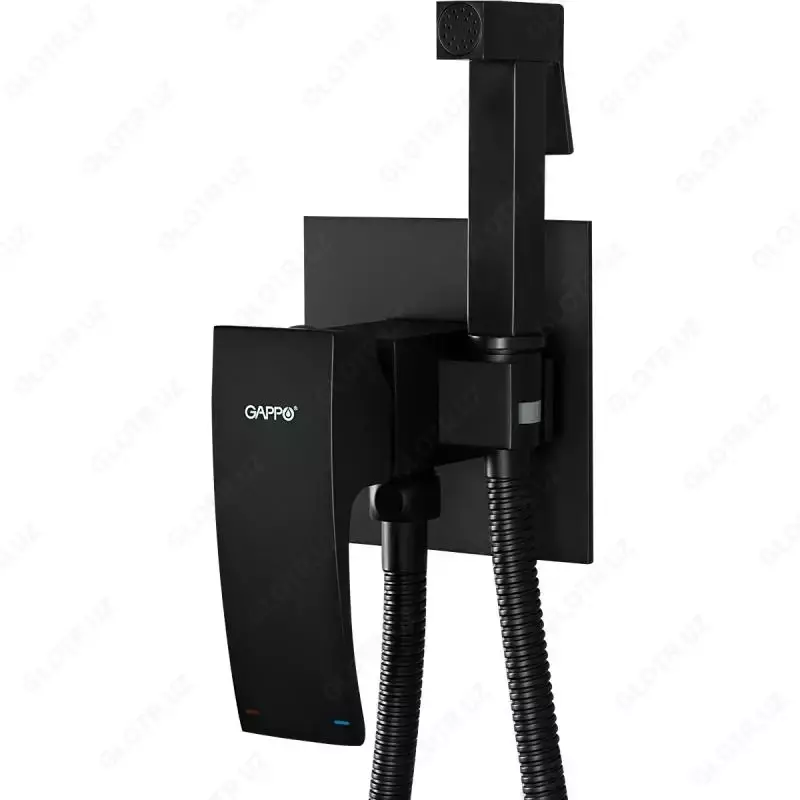 Смеситель с гигиеническим душем Gappo G07-6 G7207-6 Цвет: Черные