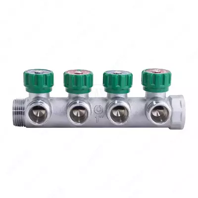 «EVROKONUS» sozlanadigan kollektor  VR–NR (ichki–tashqi rezbali)