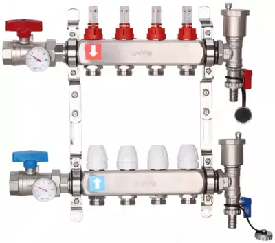 Zanglamaydigan po‘latdan tayyorlangan  sarf o‘lchagichli (rasxodomerli) sozlanadigan kollektor