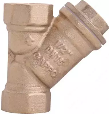 Latundan tayyorlangan  to‘rli  qiya filtr VR–VR (ichki–ichki rezbali)