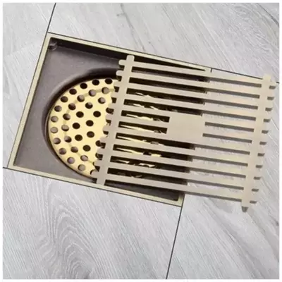 Latundan tayyorlangan burchakli trap  bronza rangda  quruq zatvorli