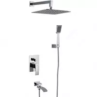 Dush komplekti Gappo G7107  xrom rangda  installyatsiya (ichki o‘rnatish tizimi)