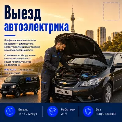  Помощь на дороге в Ташкенте 24/7 — PRO-AUTO - 