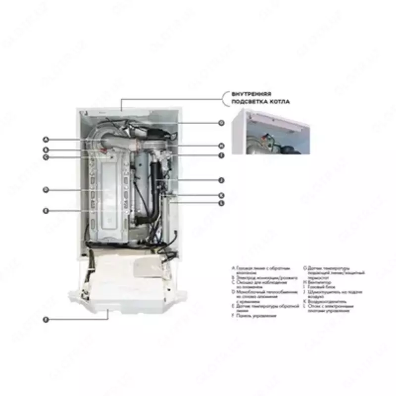 De Dietrich EVODENS PRO AMC 115 DIEMATIC EVOLUTION gaz kondensatsion qozoni (Fransiya) Chakana savdo
