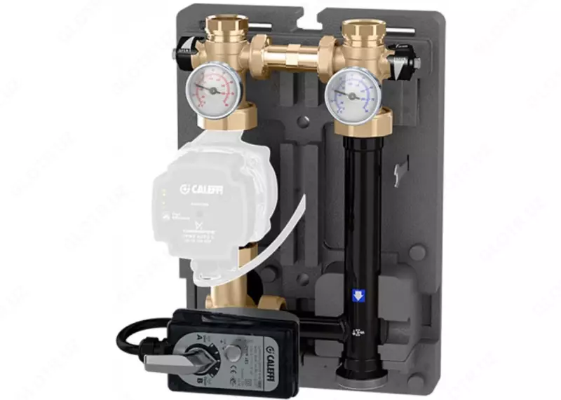 CALEFFI Isitish tizimlari uchun termoregulyatsiya guruhi