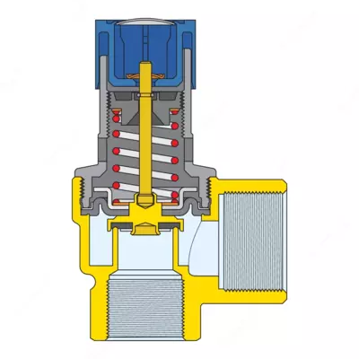  CALEFFI Xavfsizlik klapani 10 bar 1/2 - 