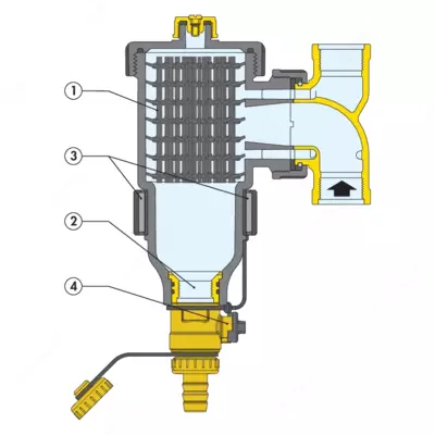  CALEFFI Magnitli Deshlamator DN 20 - 