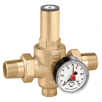 CALEFFI Редукционный клапан давления с накидными гайками 3/4