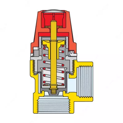  CALEFFI Клапан безопасности 3 бар 1/2 - 