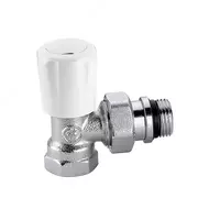 THERMOSTATIC VALVE + PREREGULATION (Кран радиаторный угловой 1/2)