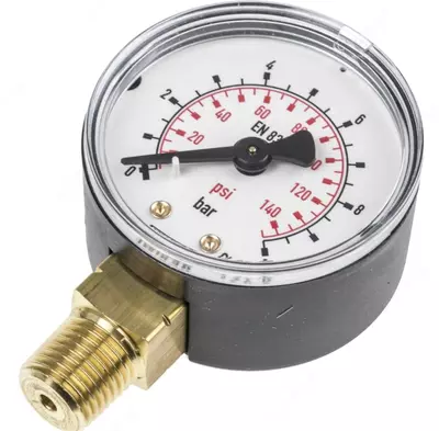 SITEM vertikal manometr D50 mm  10 bar  1/4