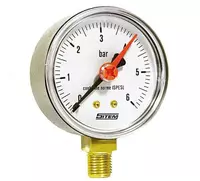 SITEM vertikal manometr D63 mm  10 bar  1/4