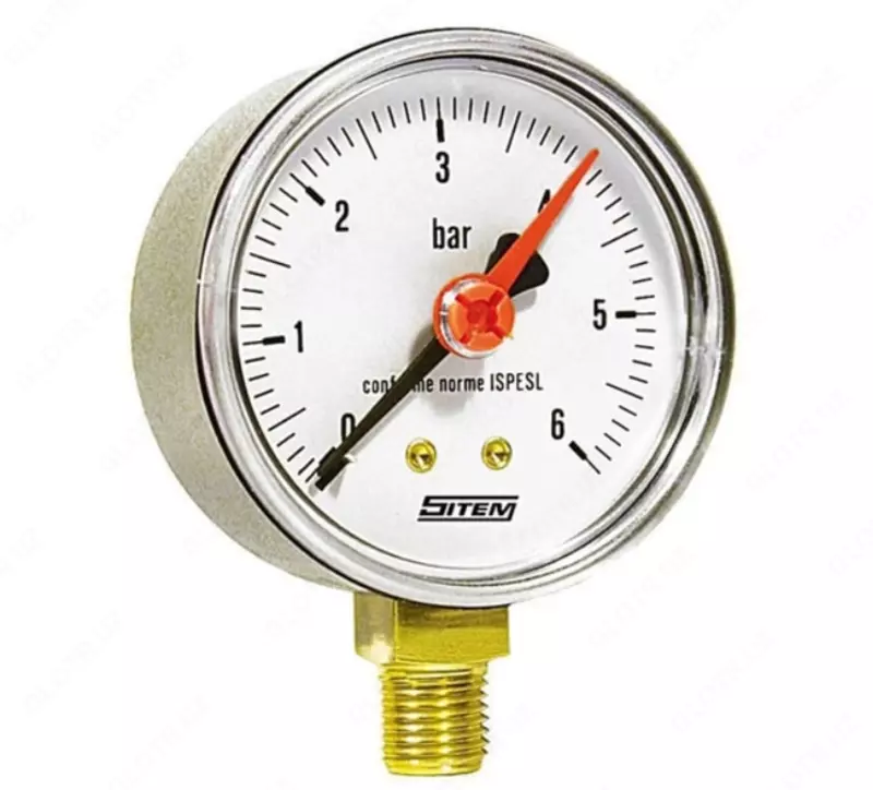SITEM vertikal manometr D63 mm  10 bar  1/4