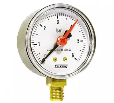 SITEM vertikal manometr D63 mm  40 bar  1/4