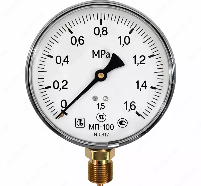 SITEM gaz manometri D63 mm  100 mbar  1/4