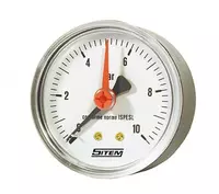 SITEM gorizontal manometr D63 mm  10 bar  1/4