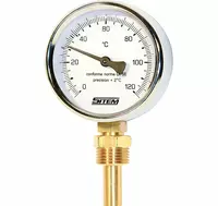 SITEM vertikal termometr D80 mm  0–120°C  50 mm