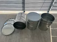 Металлическое ведро для краски 20 литров с крышкой КОРОНА - от {0} сум