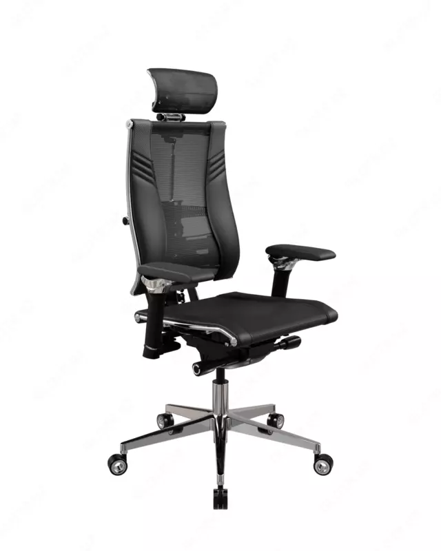 Кресло Metta YOGA 4DT Черный Арамидная сетка Карбоновые вставки