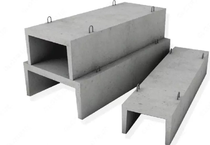 Лоток железобетонный (для теплотрасс) Л 5-8/2 Только в розницу