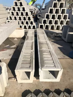 Бетонный кюветный (кровельный) лоток ЛК35