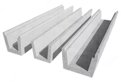 Бетонный кюветный (кровельный) лоток ЛК35 - 660 000 сум / шт