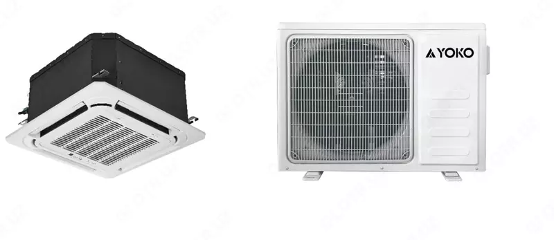 Kassetali split tizim (invertor) YOKO YKE-18/I-TCSO  16/17 kVt  380–415 V